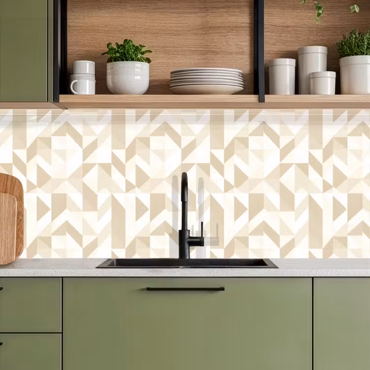 Keuken achterwand - Modern - Abstract - Beige — 8