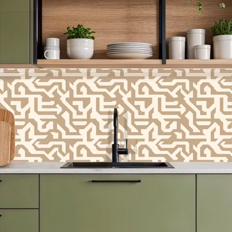 Keuken achterwand - Modern - Abstract - Beige — 8