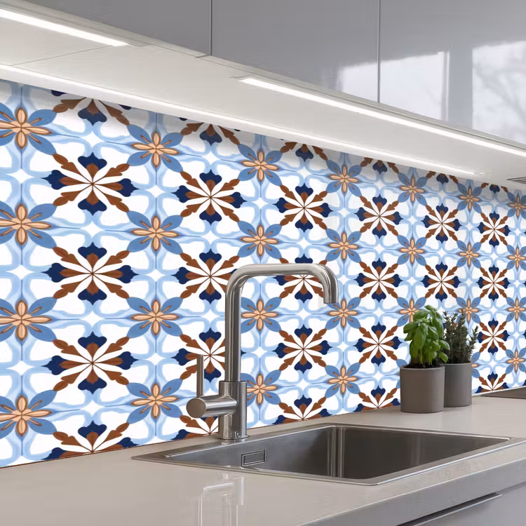 Keuken achterwand - Ornament - Tegel - Kleurrijk — 2