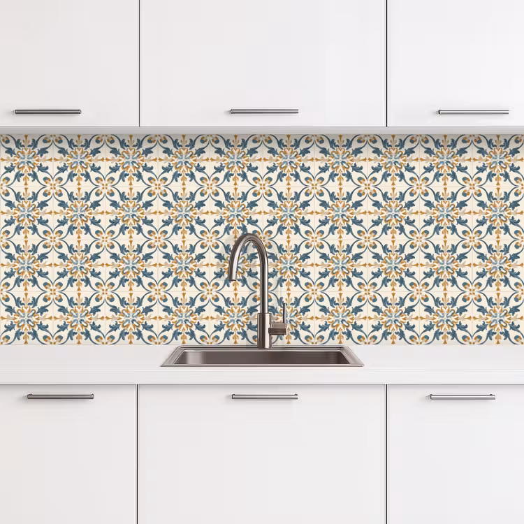 Keuken achterwand - Patroon - Klassiek - Kleurrijk — 4