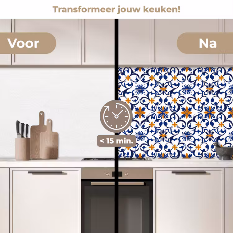 Keuken achterwand - Patroon - Modern - Kleurrijk — 3