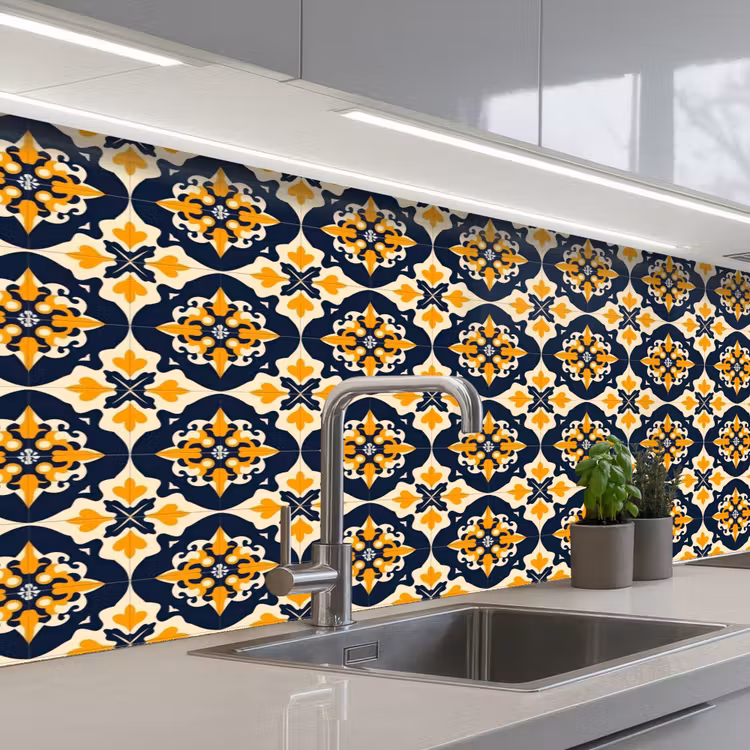 Keuken achterwand - Patroon - Siertegel - Kleurrijk — 2
