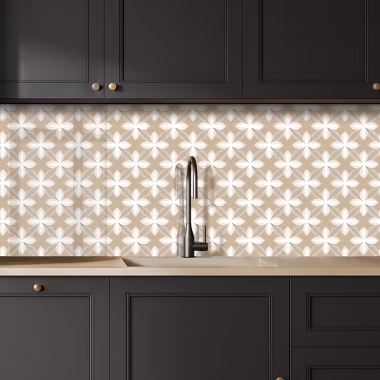 Keuken achterwand - Patroon - Symmetrisch - Beige — 6