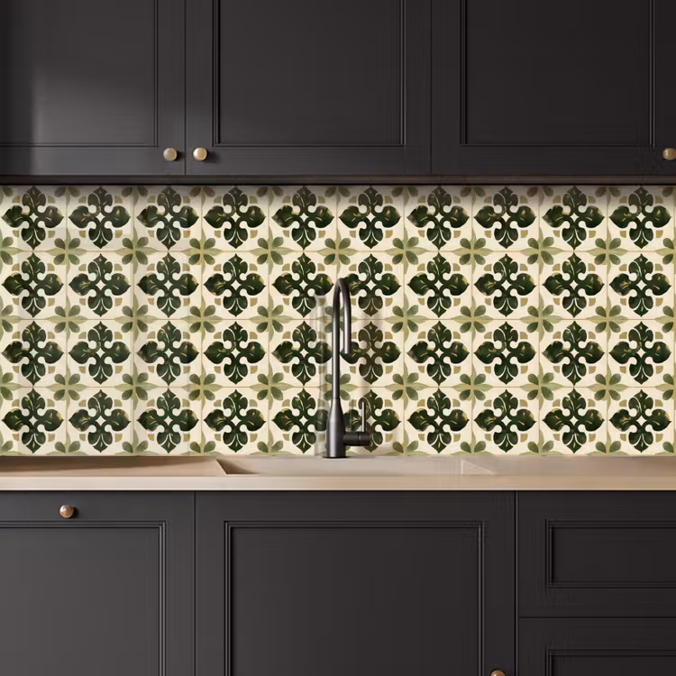 Keuken achterwand - Patroon - Tegel - Groen — 6