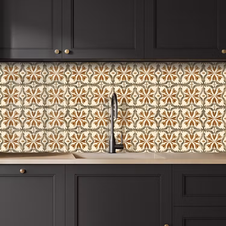 Keuken achterwand - Siertegel - Patroon - Bruin — 6