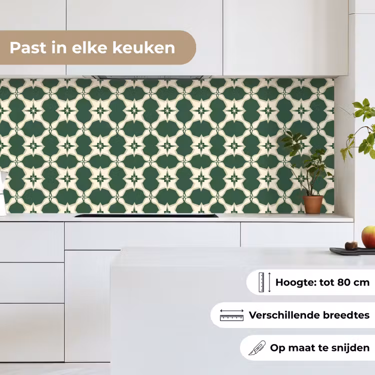 Keuken achterwand - Tegel - Klassiek - Groen — 7