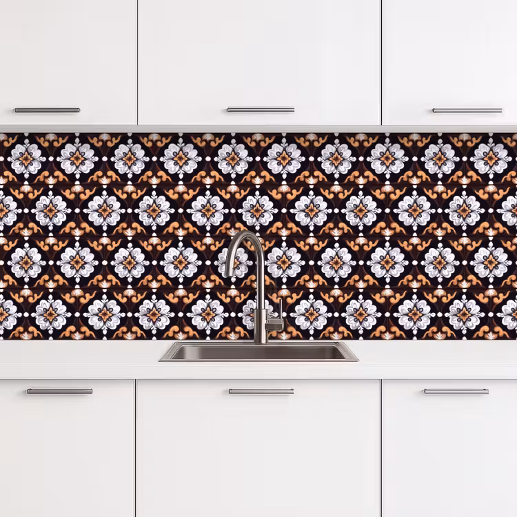 Keuken achterwand - traditioneel - Element - Kleurrijk — 4