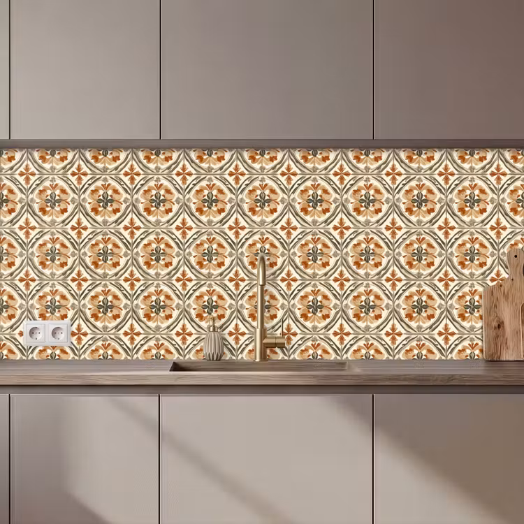 Keuken achterwand - Elegant - Antiek - Kleurrijk — 1