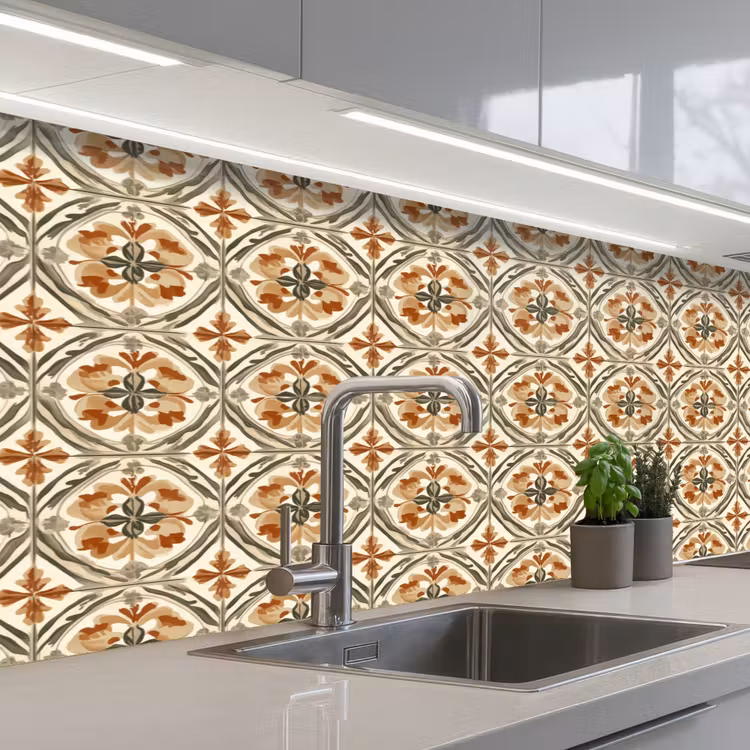 Keuken achterwand - Elegant - Antiek - Kleurrijk — 2