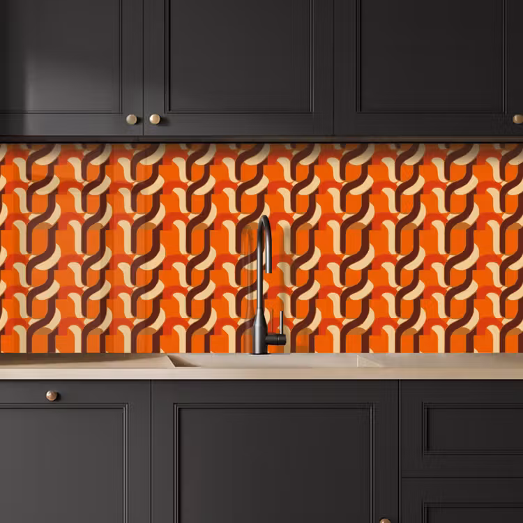Keuken achterwand - Retro - Modern - Kleurrijk — 6