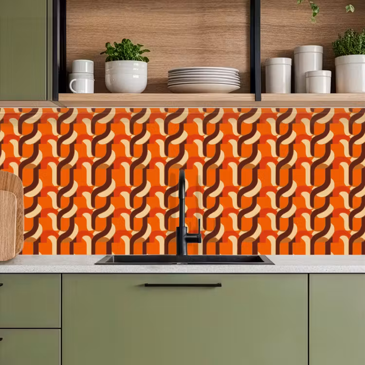 Keuken achterwand - Retro - Modern - Kleurrijk — 8