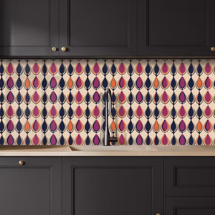 Keuken achterwand - Vintage - Retro - Kleurrijk — 6