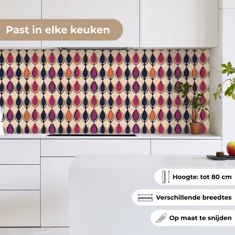 Keuken achterwand - Vintage - Retro - Kleurrijk — 7