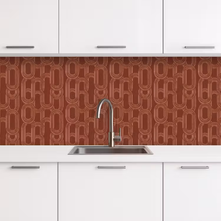 Keuken achterwand - Abstract - Textuur - Bruin — 4