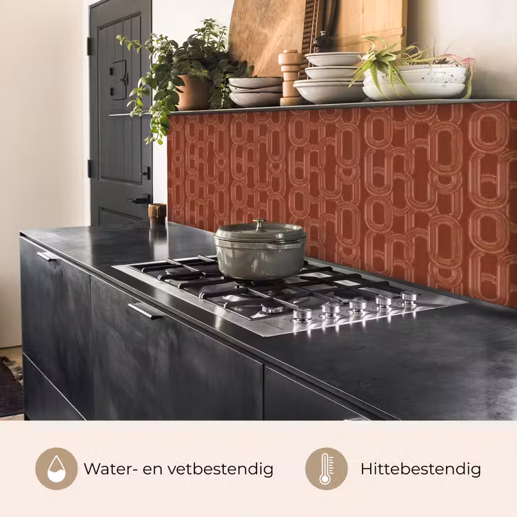 Keuken achterwand - Abstract - Textuur - Bruin — 5