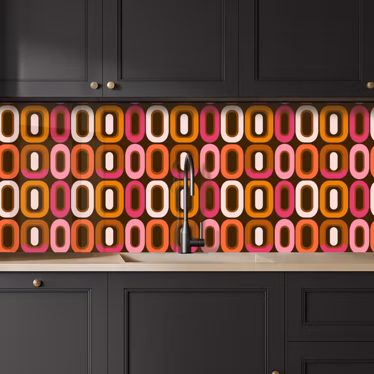 Keuken achterwand - Modern - Retro - Kleurrijk — 6