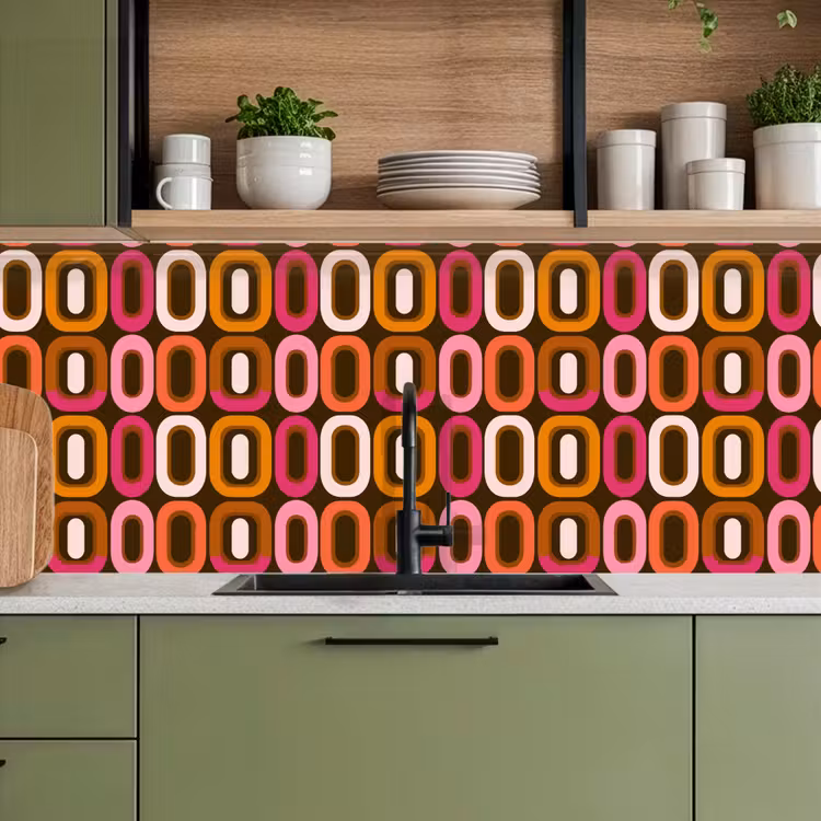 Keuken achterwand - Modern - Retro - Kleurrijk — 8