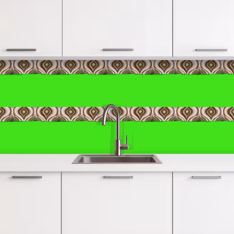 Keuken achterwand - Motief - Patroon - Kleurrijk — 4