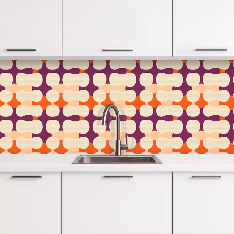 Keuken achterwand - Modern - Patroon - Kleurrijk — 4