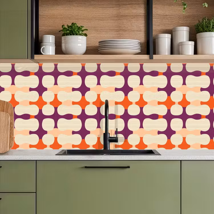 Keuken achterwand - Modern - Patroon - Kleurrijk — 8