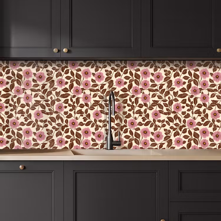 Keuken achterwand - Bloemen - Bladeren - Kleurrijk — 6