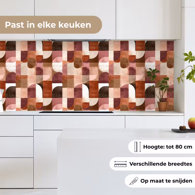 Keuken achterwand - Geometrie - Modern - Retro — 7