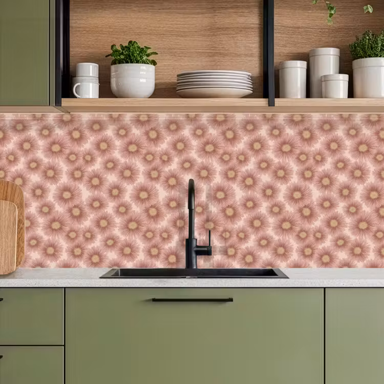 Keuken achterwand - Gerbera - Bloemen - Roze — 8