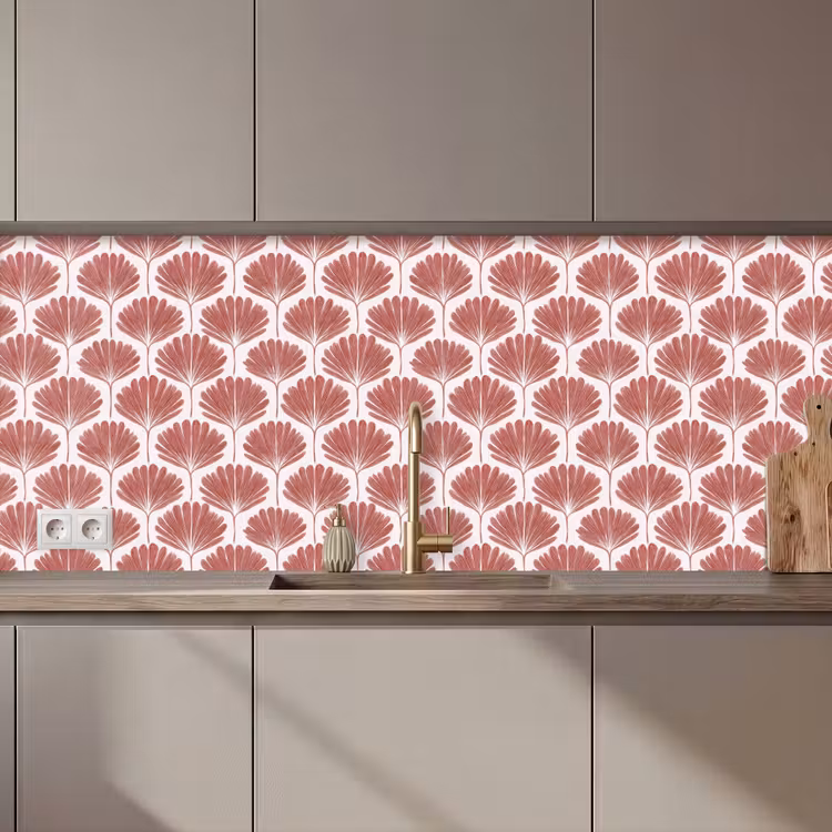 Keuken achterwand - Waaier - Motief - Terra — 1