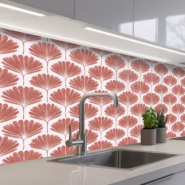 Keuken achterwand - Waaier - Motief - Terra — 2