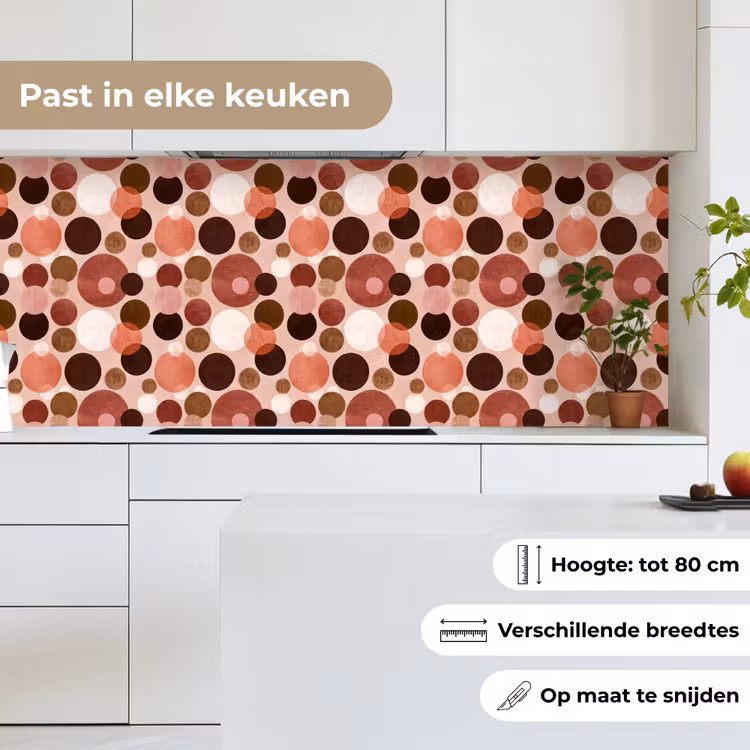 Keuken achterwand - Cirkels - Modern - Kleurrijk — 7