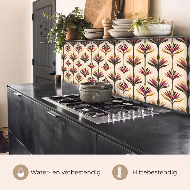 Keuken achterwand - Waaier - Motief - Kleurrijk — 5