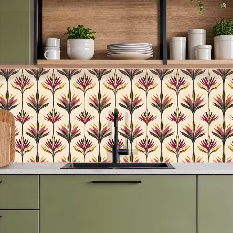 Keuken achterwand - Waaier - Motief - Kleurrijk — 8