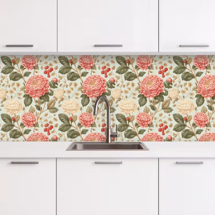 Keuken achterwand - Klassiek - Botanisch - Veelkleurig — 4