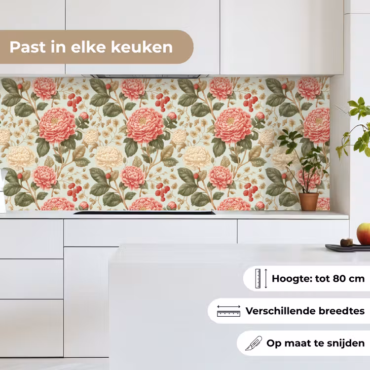 Keuken achterwand - Klassiek - Botanisch - Veelkleurig — 7