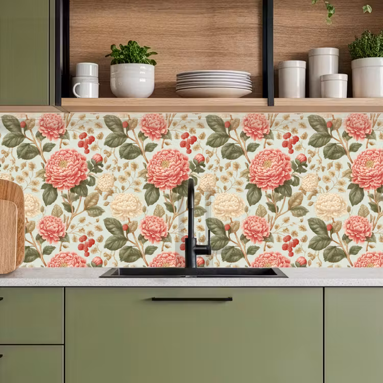 Keuken achterwand - Klassiek - Botanisch - Veelkleurig — 8