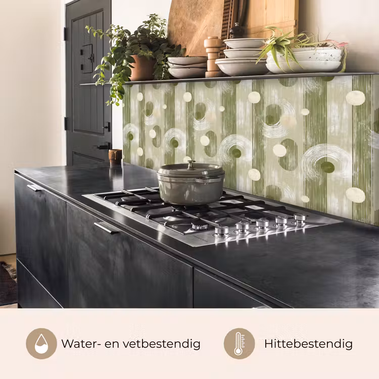 Keuken achterwand - Artistiek - Modern - Groen — 5