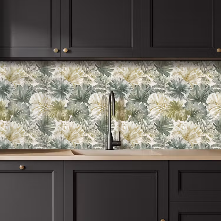 Keuken achterwand - Bladeren - Botanisch - Groen — 6