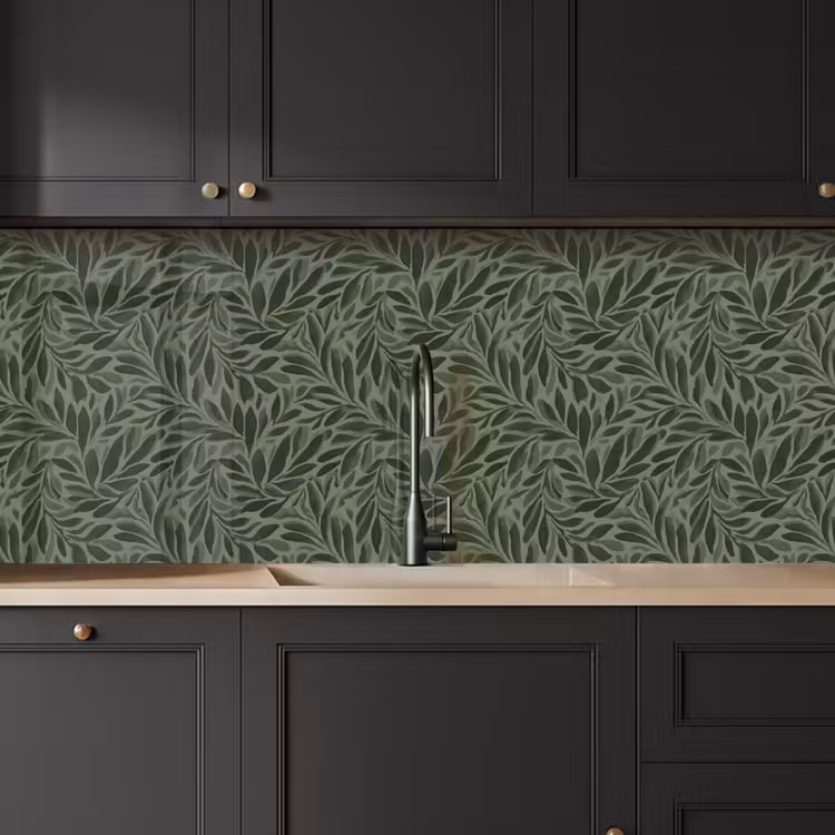 Keuken achterwand - Bladeren - Organisch - Groen — 6