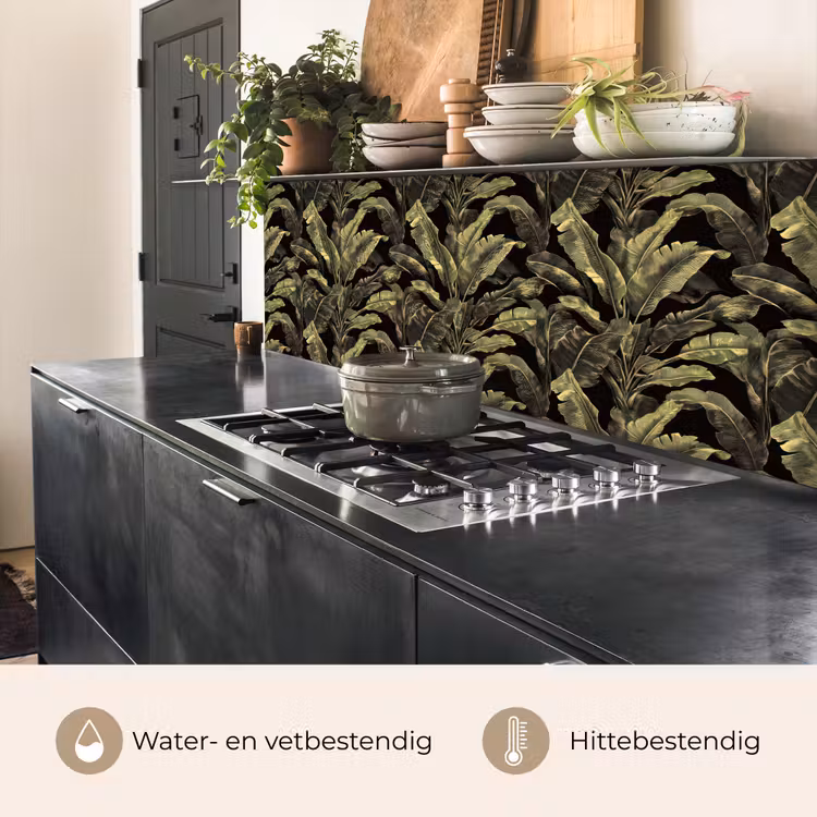 Keuken achterwand - Botanisch - Bladeren - Groen — 5