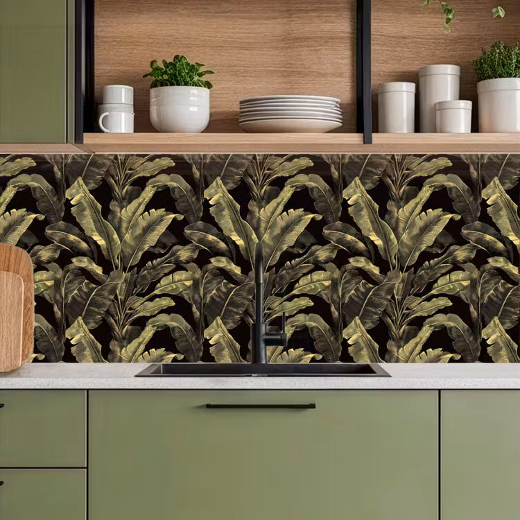 Keuken achterwand - Botanisch - Bladeren - Groen — 8