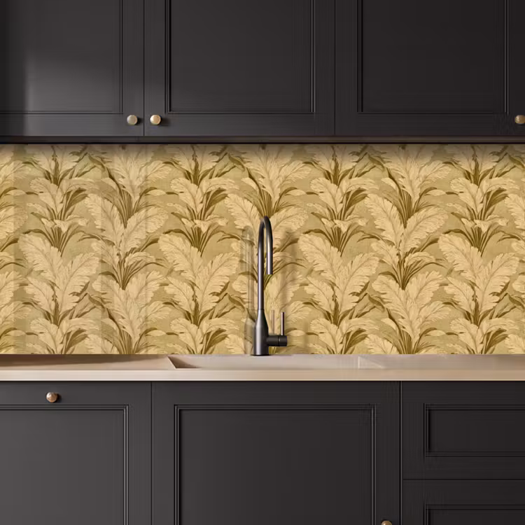 Keuken achterwand - Palmbladeren - Klassiek - Groen — 6