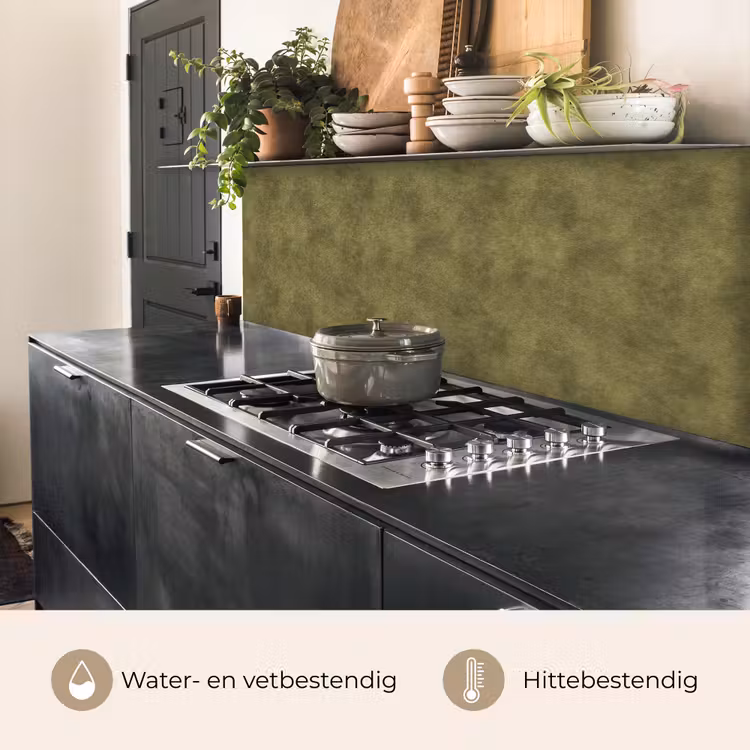 Keuken achterwand - Textuur - Abstract - Groen — 5