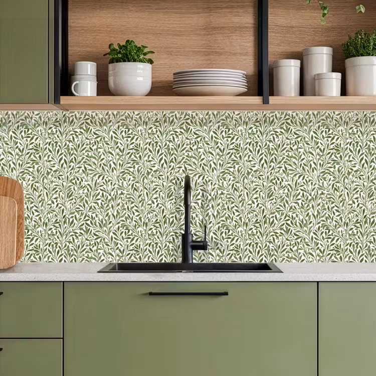 Keuken achterwand - Botanisch - Takken - Groen — 8