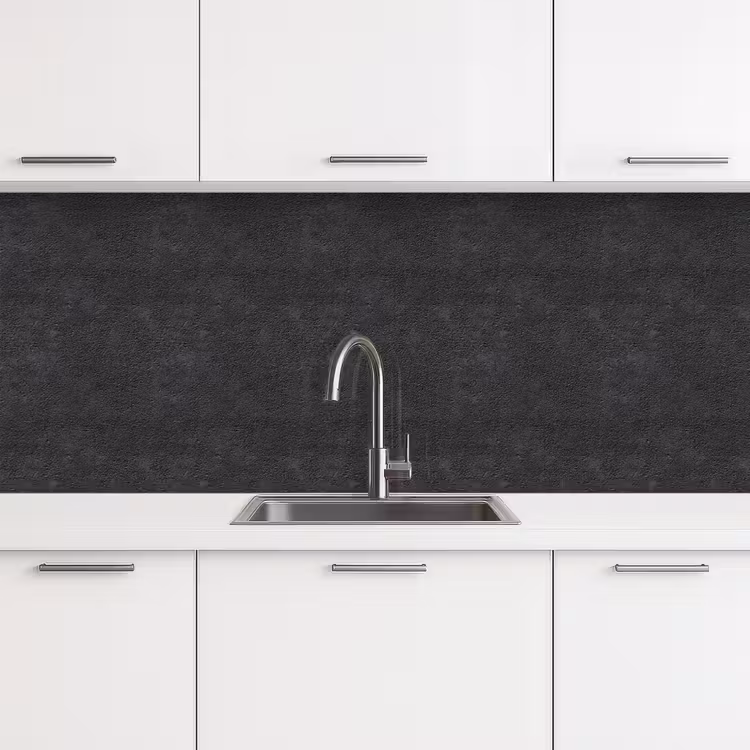 Keuken achterwand - Donkergrijs - Asfaltstructuur - Ruw — 4