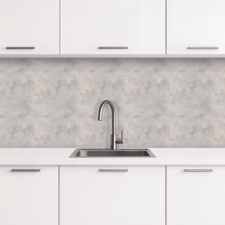 Keuken achterwand - Grijs - Beton - Industrieel — 4