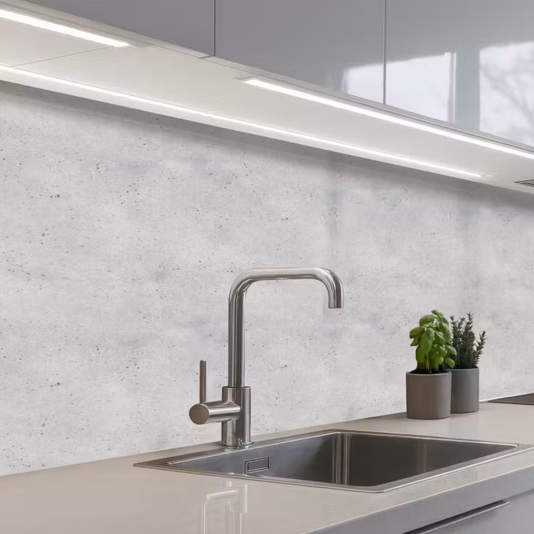 Keuken achterwand - Grijs - Beton - Neutraal — 2
