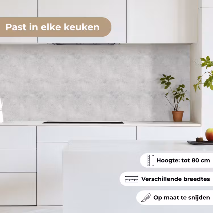 Keuken achterwand - Grijs - Beton - Neutraal — 7