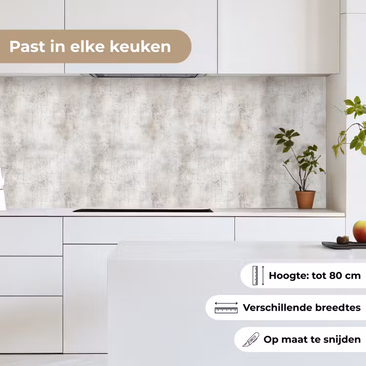Keuken achterwand - Grijs - Beton - Verweerd — 7