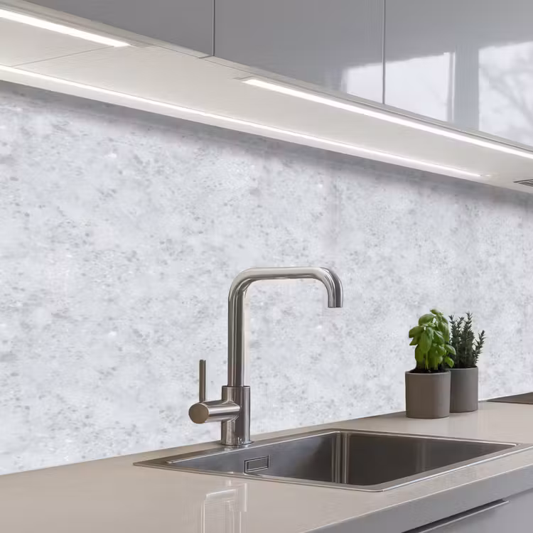 Keuken achterwand - Grijs - Terrazzo-effect - Beton — 2