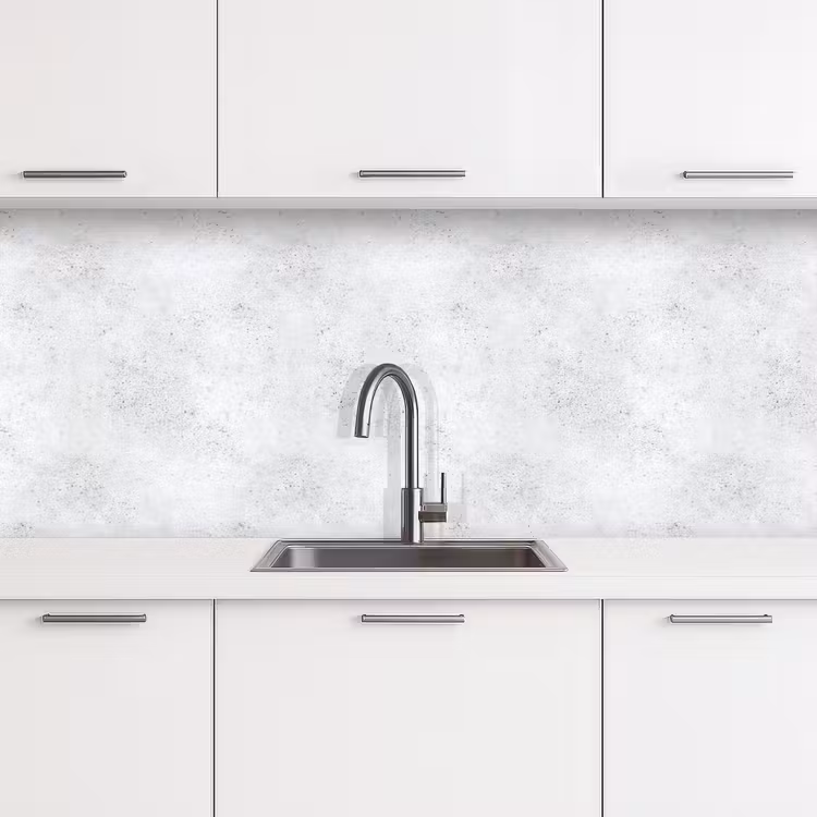 Keuken achterwand - Lichtgrijs - Betonstructuur - Subtiel — 4
